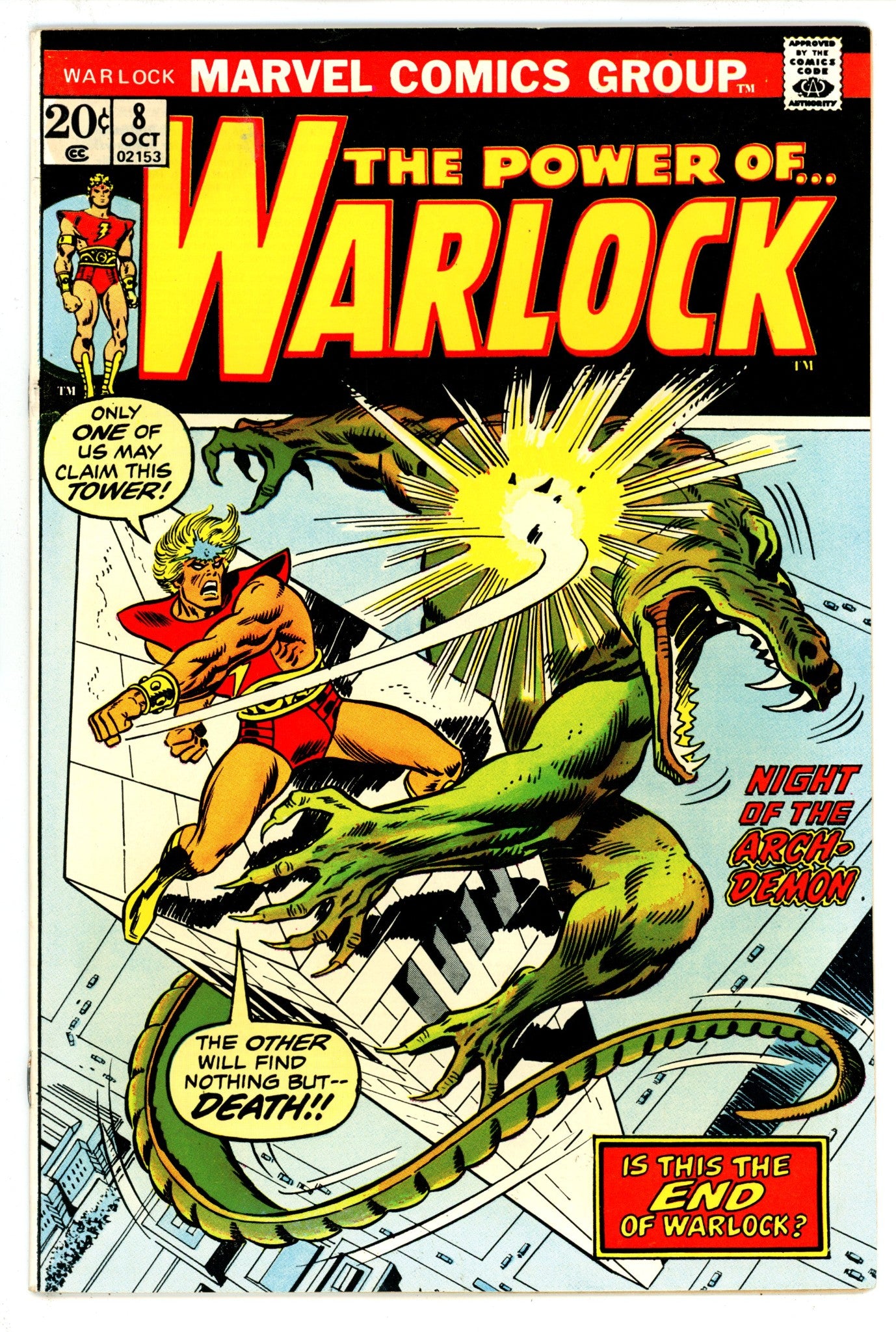 Warlock Vol 1 8 VG (4.0) (1973) 