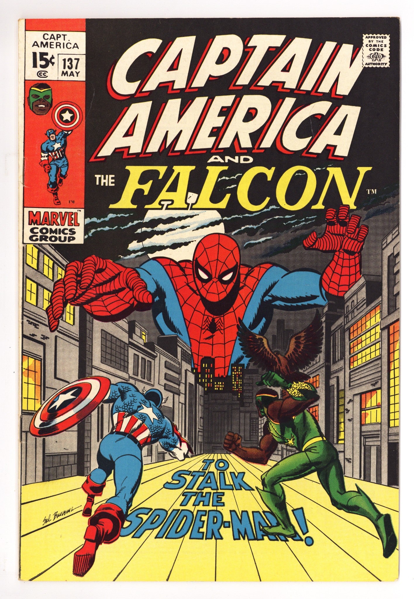 Captain America Vol 1 137 VF (8.0) (1971) 