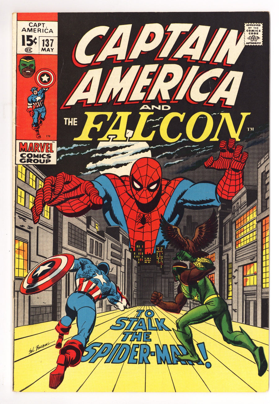 Captain America Vol 1 137 VF (8.0) (1971) 