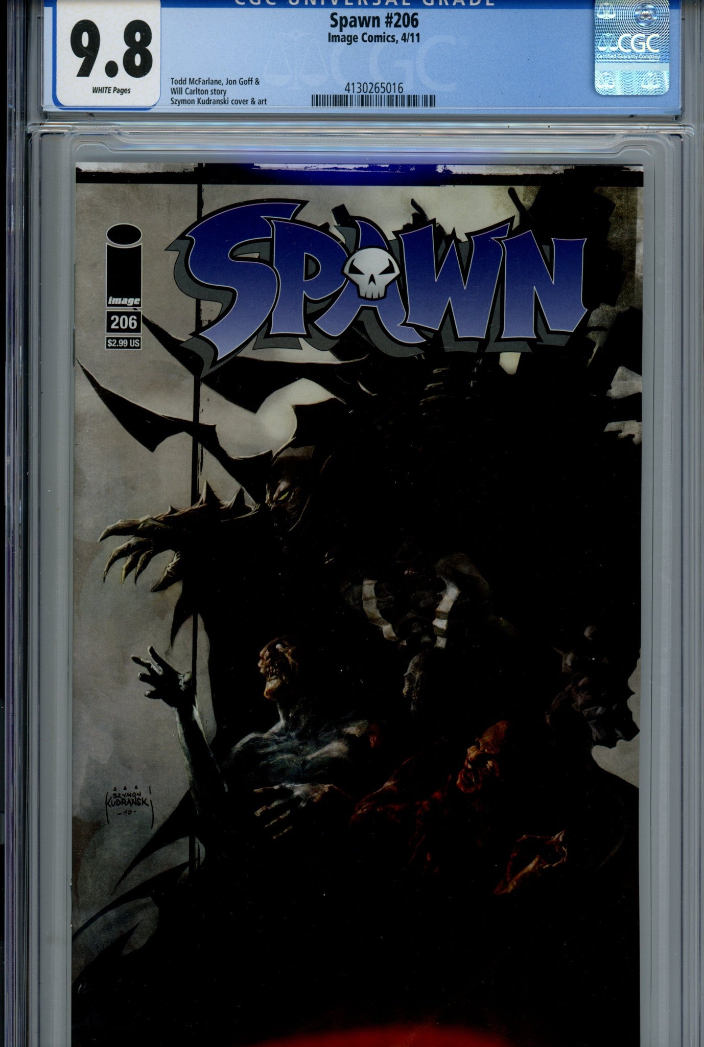 Spawn 206 CGC 9.8 (NM/M) (2011) 