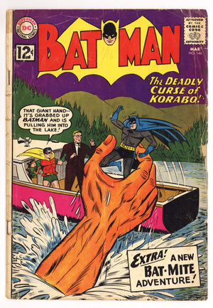 Batman Vol 1 146 PR (0.5) Centerfold Missing (1962)