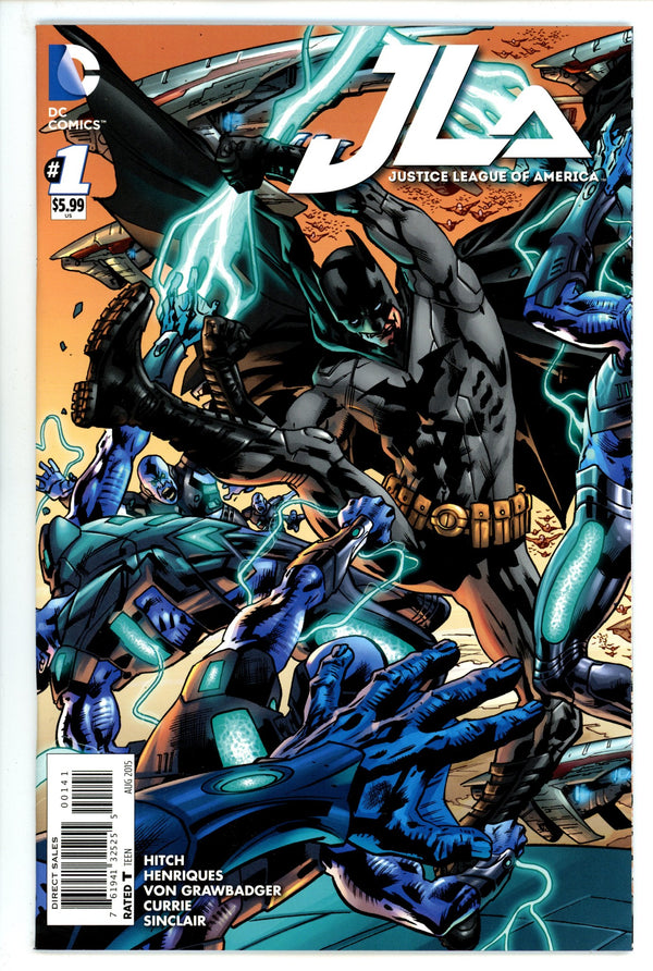 Justice League of America Vol 4 1 High Grade Batman (2015) Hitch Variant