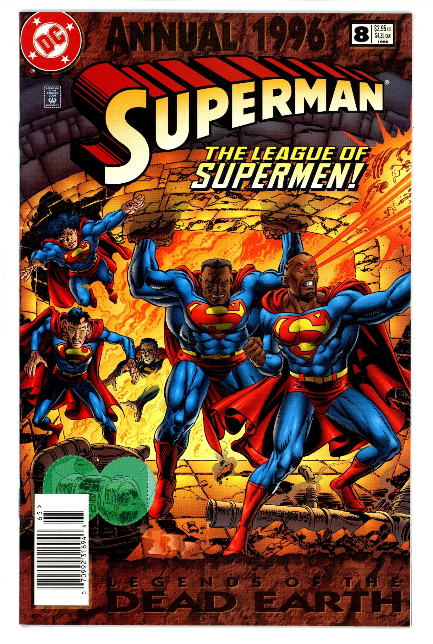 Superman Annual Vol 2 8 FN/VF (7.0) (1996) Newsstand 