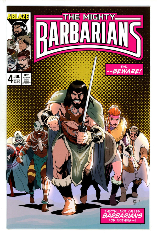 Mighty Barbarians 4 Casas Homage Variant (2023)