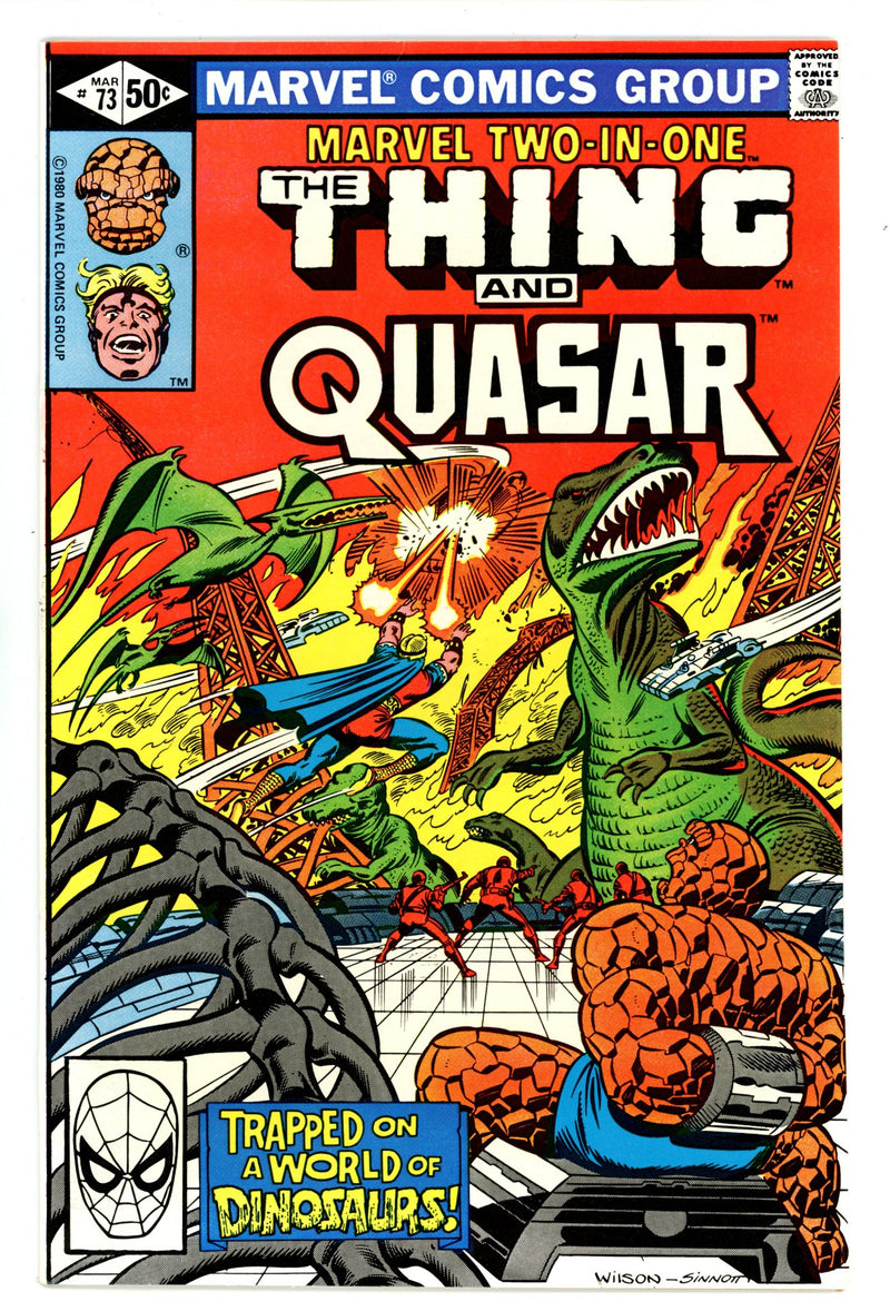 Marvel Two-in-One Vol 1 73 High Grade (1981) 