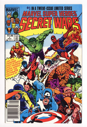 Marvel Super-Heroes Secret Wars 1 VF- (7.5) (1984) Canadian Price Variant 