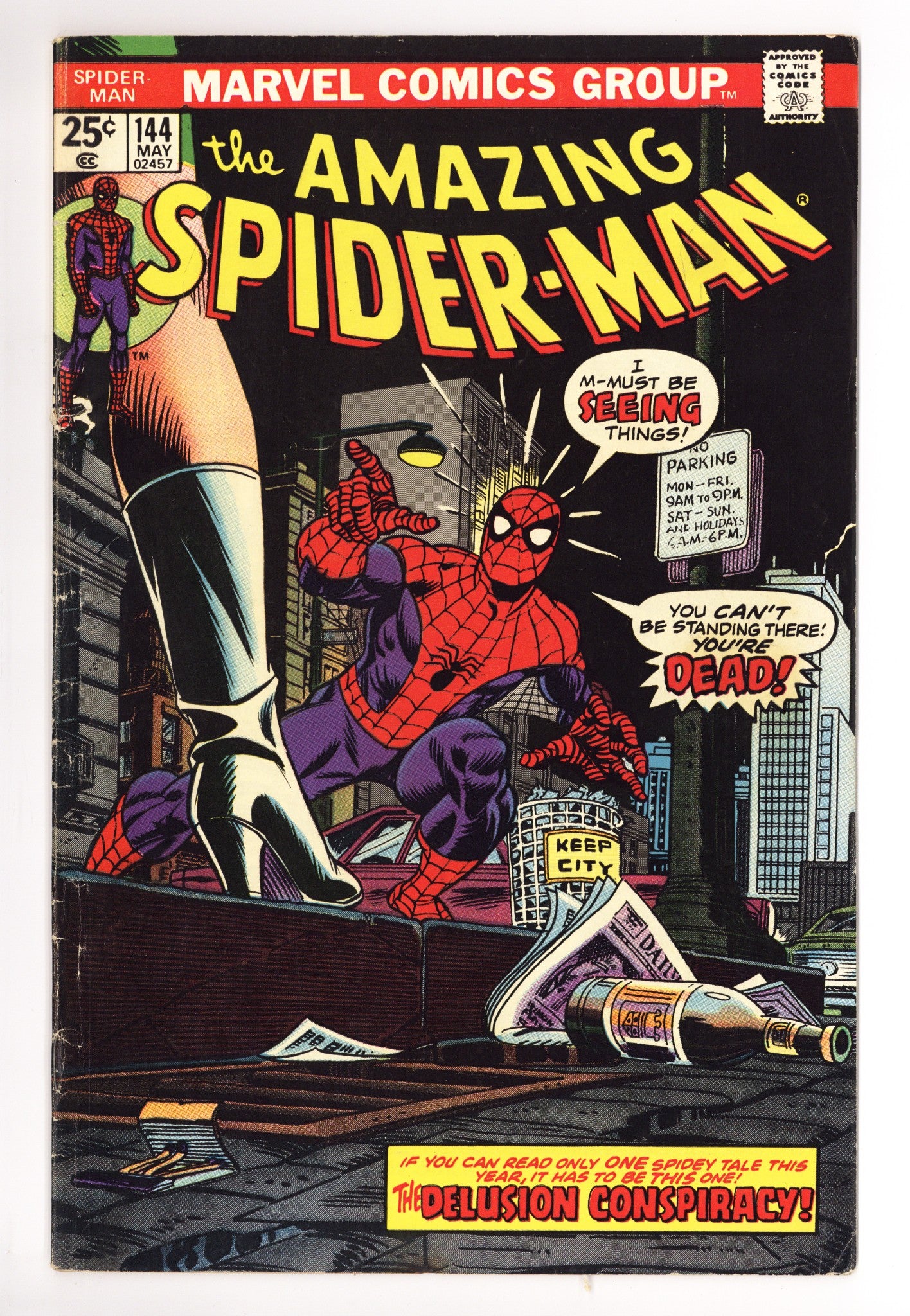 The Amazing Spider-Man Vol 1 144 VG/FN (5.0) (1975) 