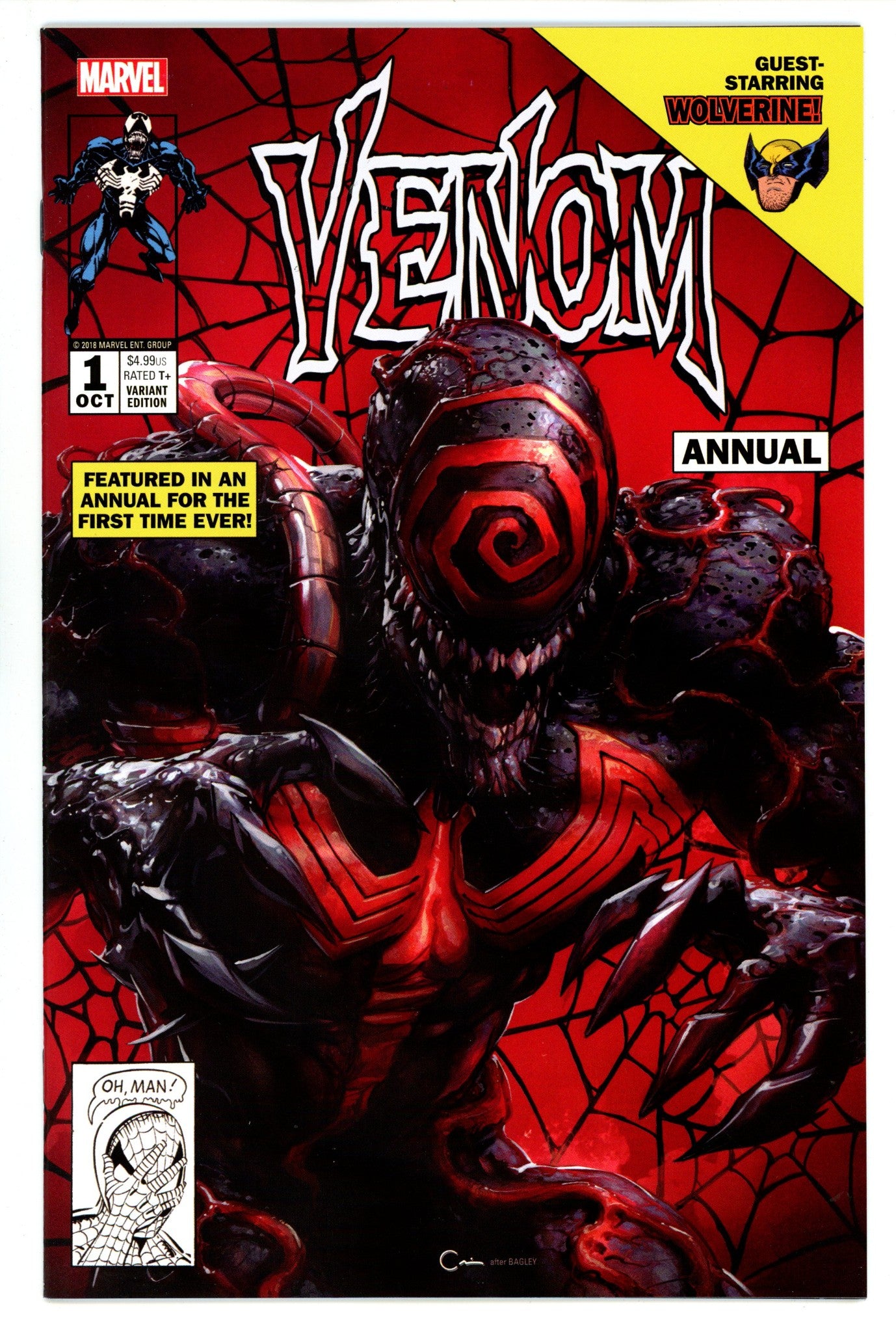 Venom Annual Vol 4 1 NM (9.4) (2018) Crain Homage Exclusive Variant 