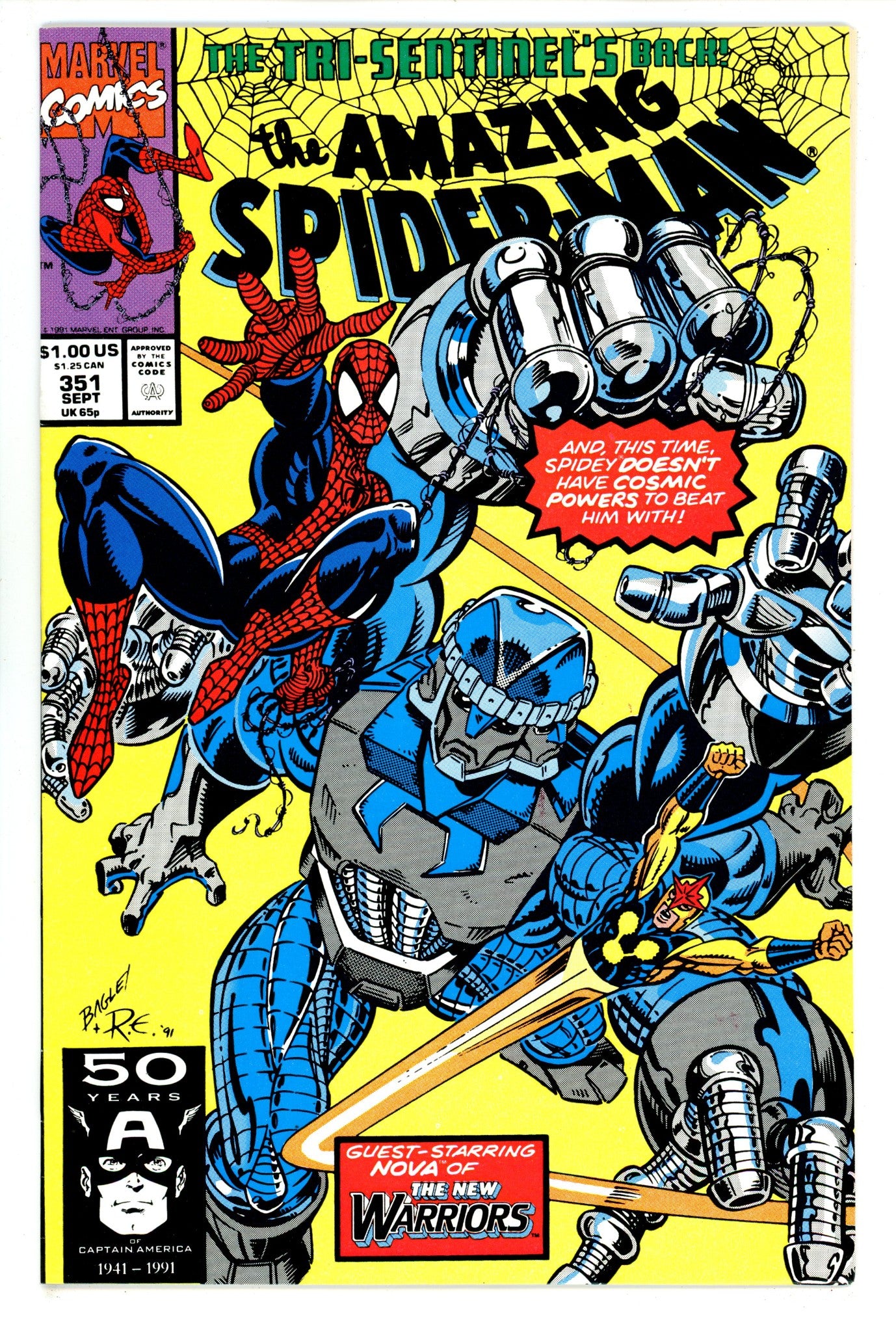 The Amazing Spider-Man Vol 1 351 VF/NM (9.0) (1991) 