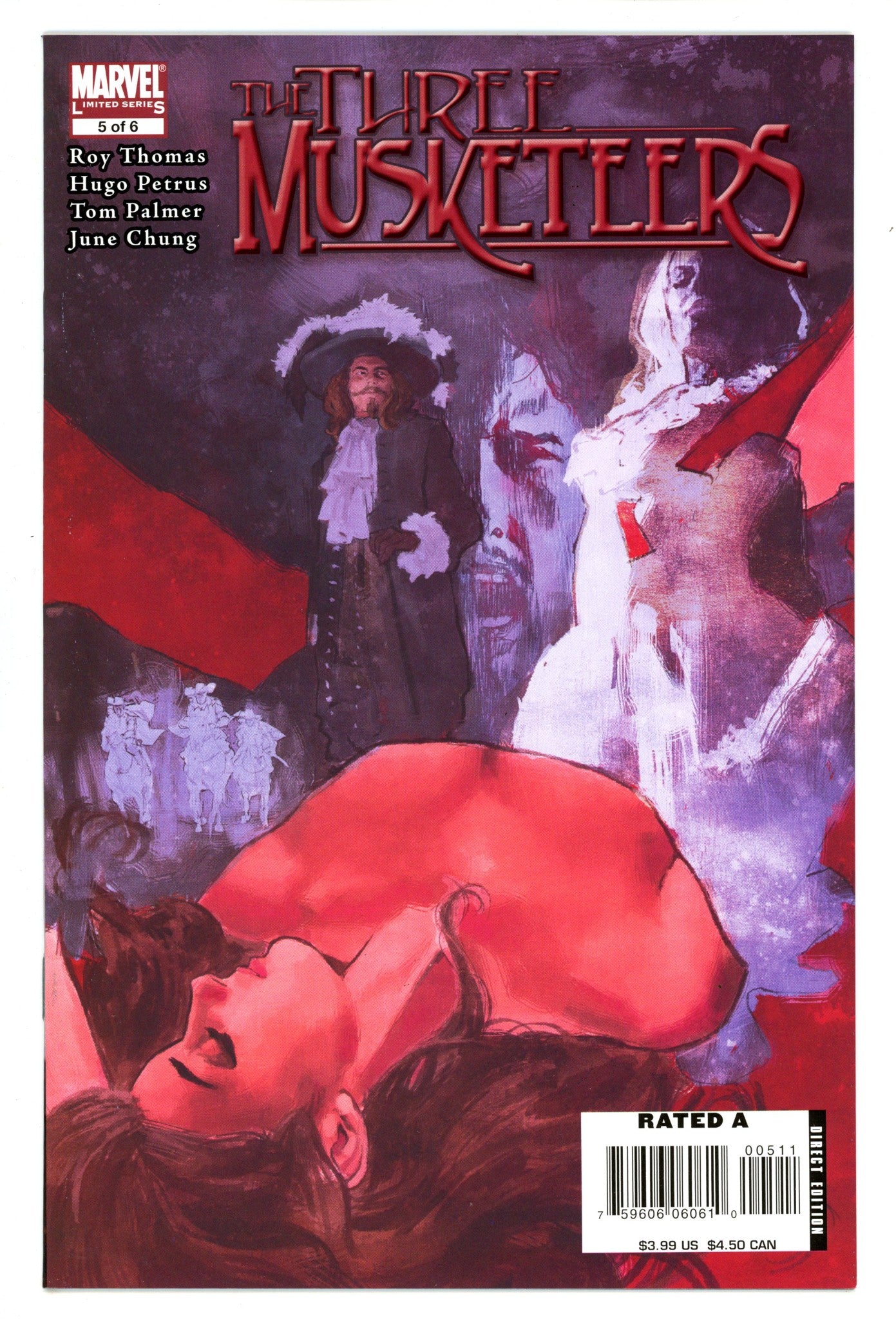 Marvel Illustrated: The Three Musketeers 5 High Grade (2008) 