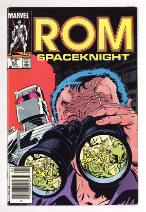 Rom Vol 1 62 Mid Grade (1985) Canadian Price Variant
