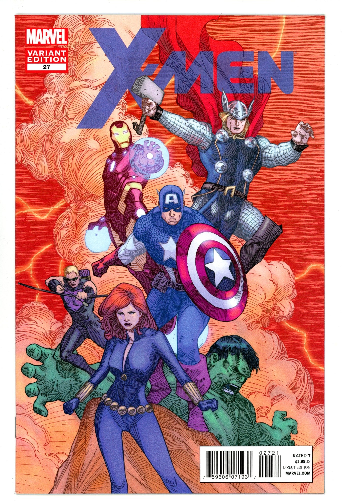 X-Men Vol 2 27 NM- (9.2) (2012) Pahm Incentive Variant 