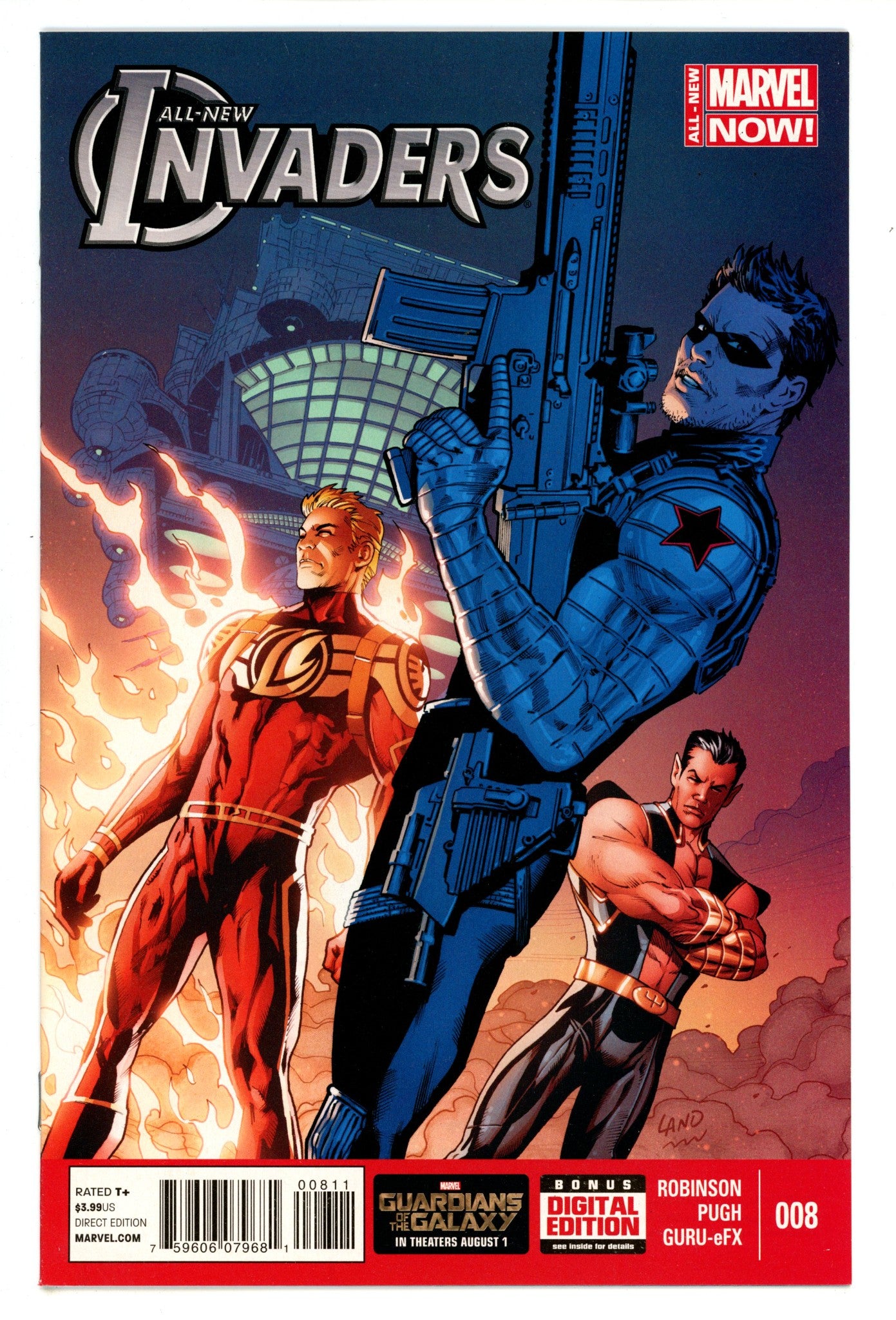 All-New Invaders 8 High Grade (2014) 