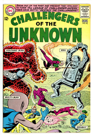 Challengers of the Unknown Vol 1 42 FN/VF (7.0) (1965) 