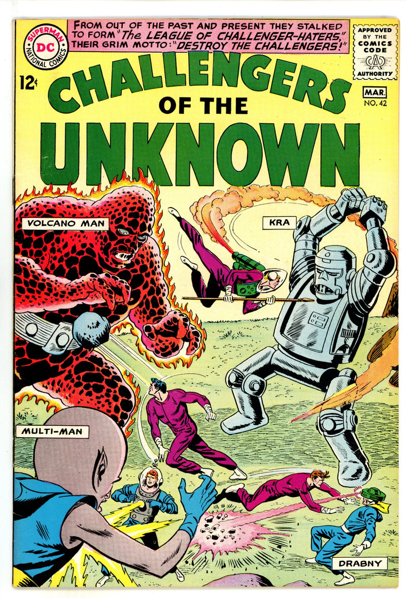 Challengers of the Unknown Vol 1 42 FN/VF (7.0) (1965) 