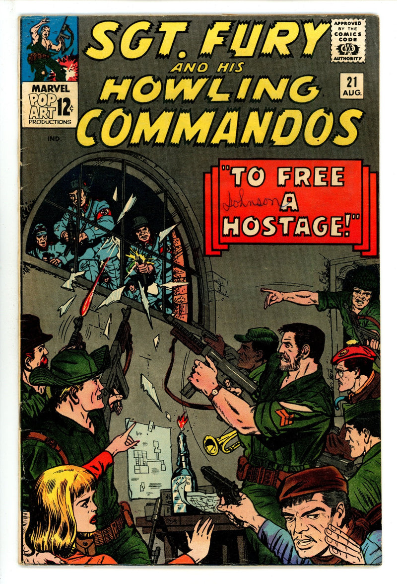 Sgt. Fury 21 FN- (5.5) (1965) 
