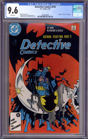 Detective Comics Vol 1 576 CGC 9.6 (NM+) (1987)