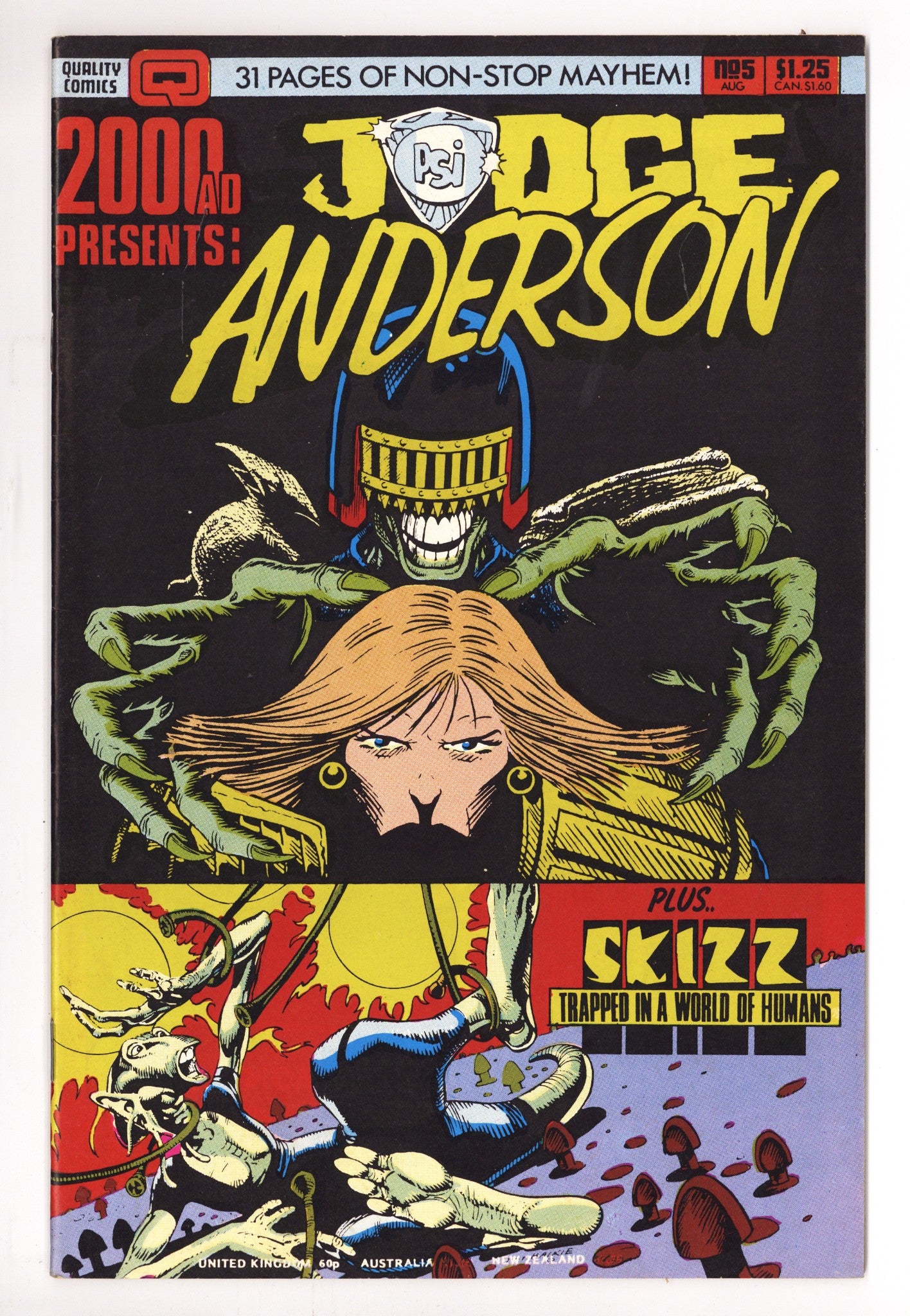 2000 AD Presents 5 High Grade (1986) 