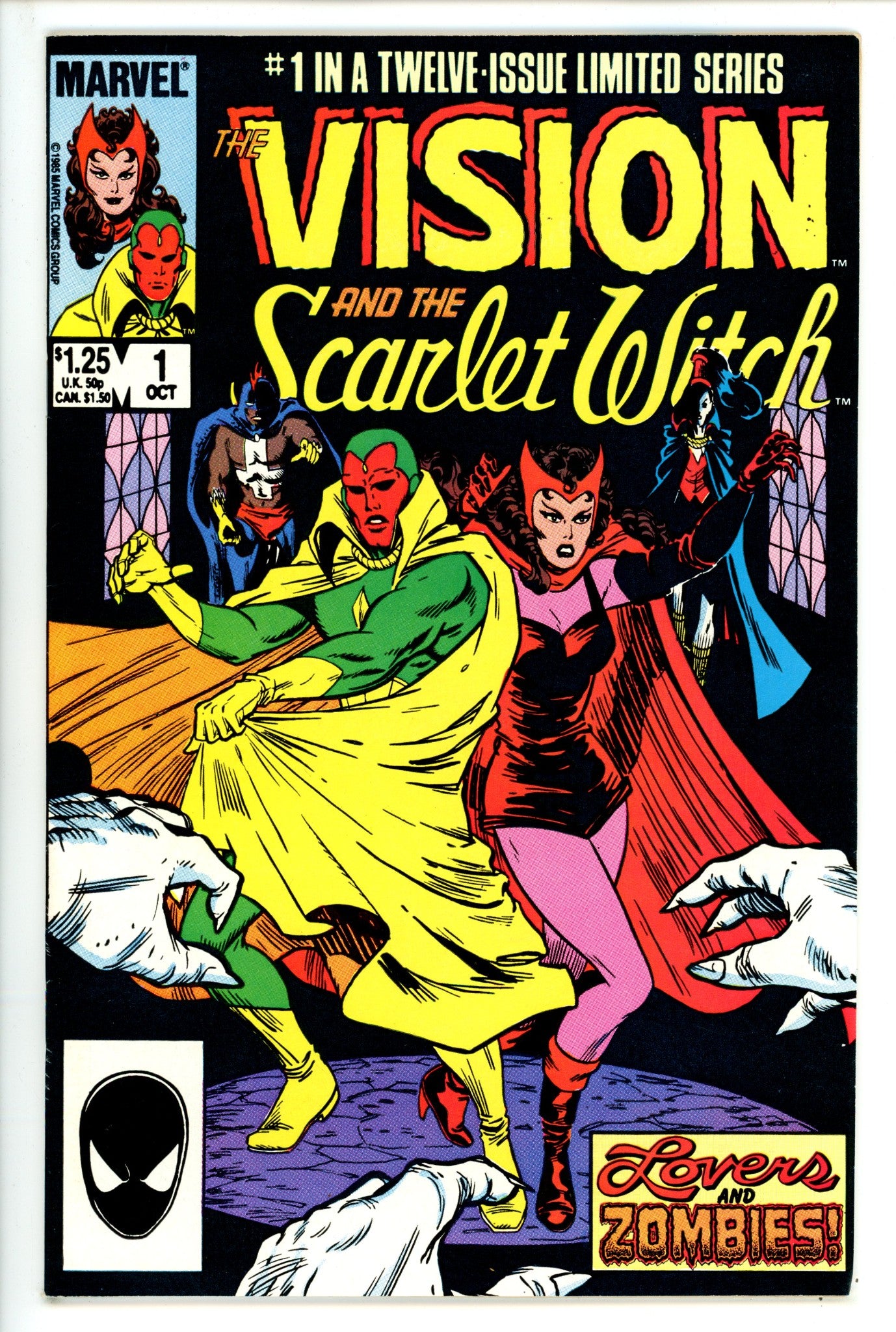 The Vision and the Scarlet Witch Vol 2 1 VF- (7.5) (1985)