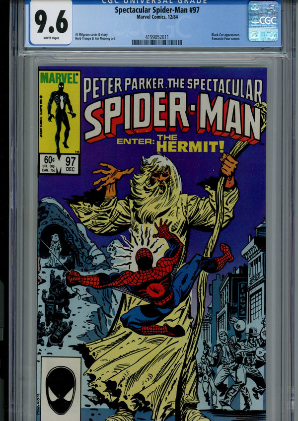The Spectacular Spider-Man Vol 1 97 CGC 9.6 (NM+) (1984)