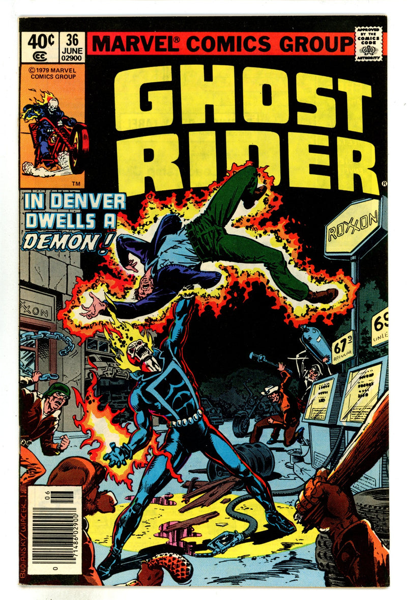 Ghost Rider Vol 1 36 VF- (7.5) (1979) Newsstand 