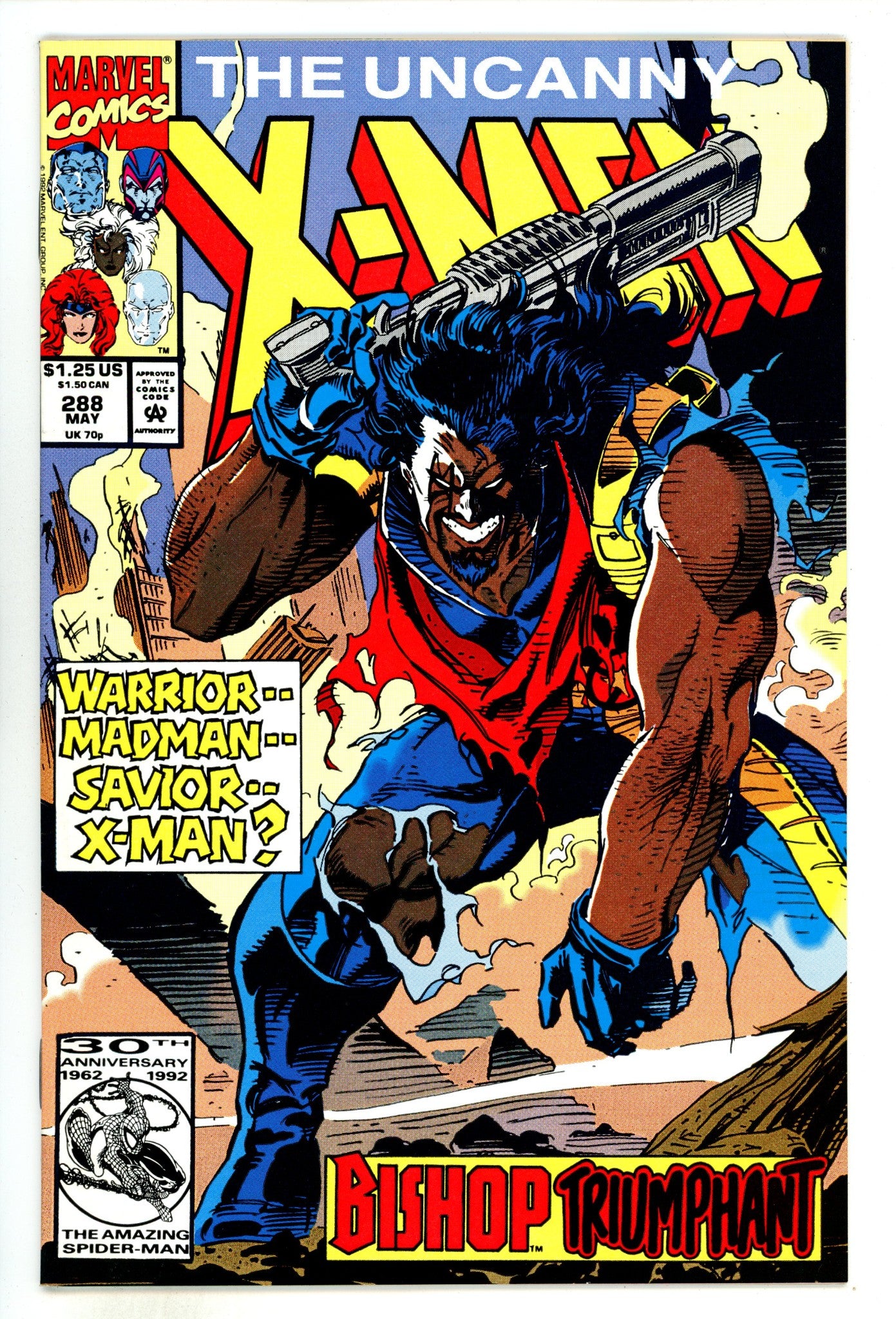 The Uncanny X-Men Vol 1 288  High Grade  (1992)  
