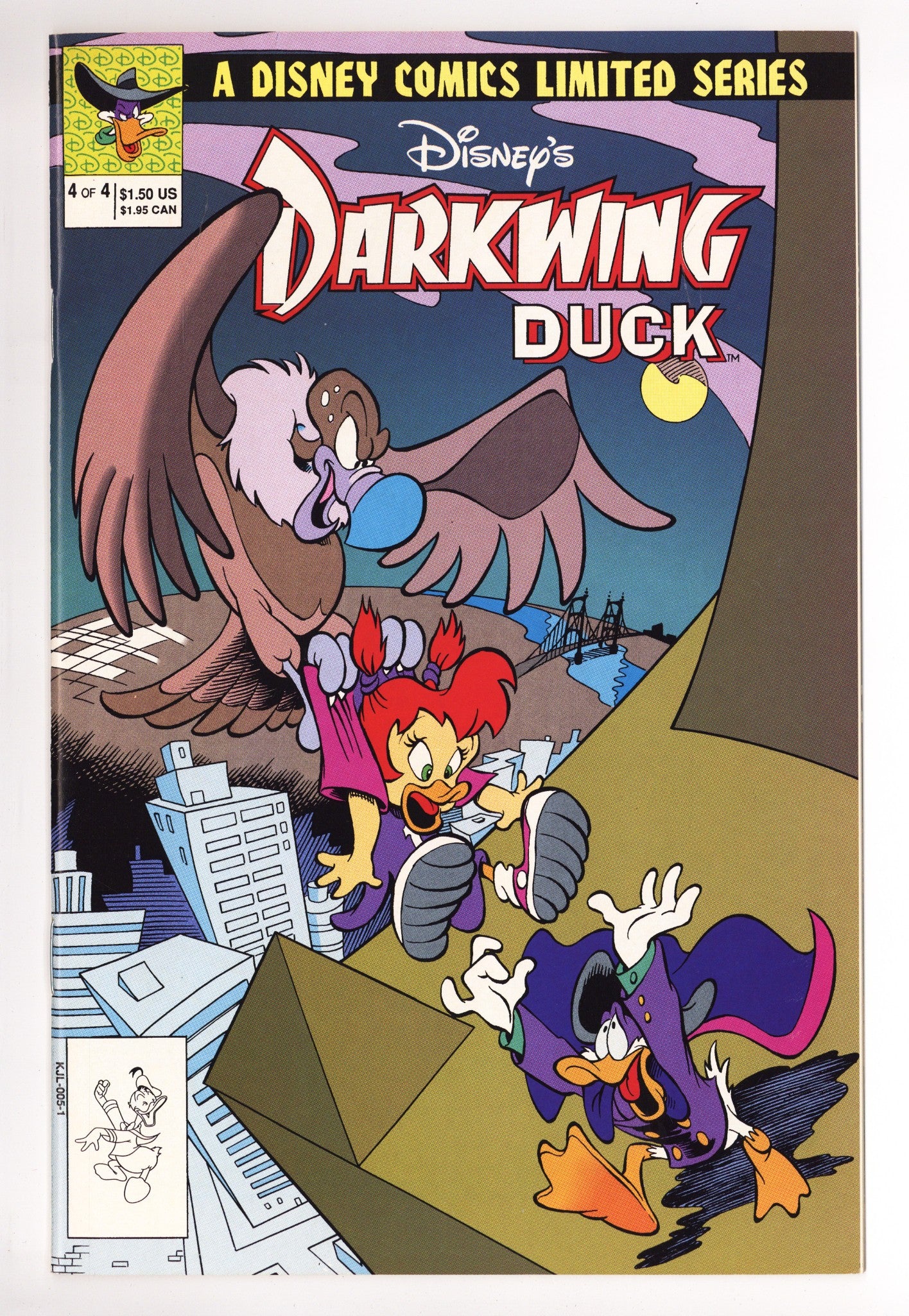 Disney's Darkwing Duck Limited Series 4 NM- (9.2) (1992) 