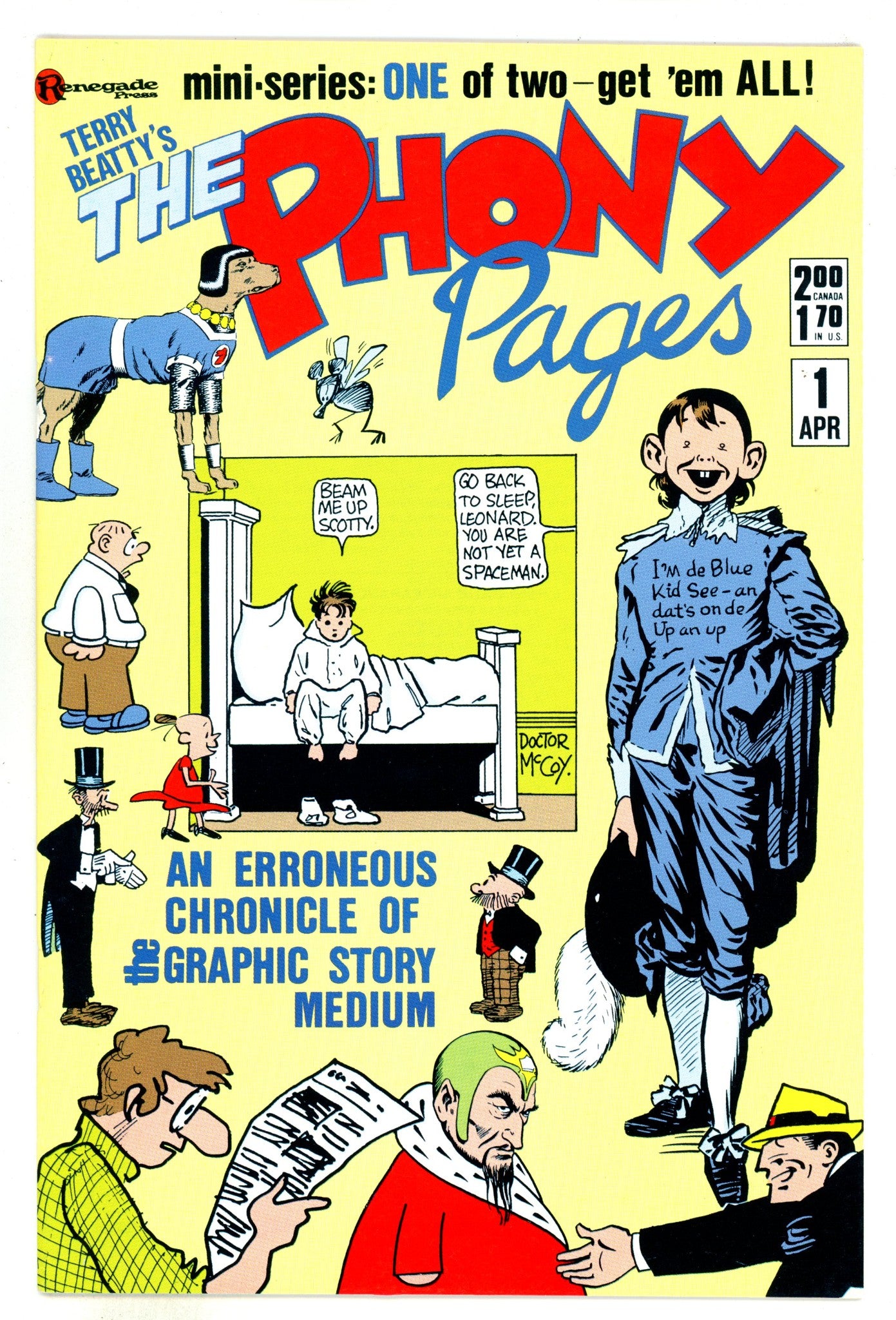 Terry Beatty's The Phony Pages 1 High Grade (1986) 