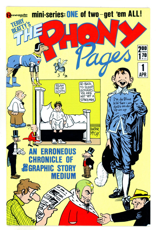 Terry Beatty's The Phony Pages 1 High Grade (1986)