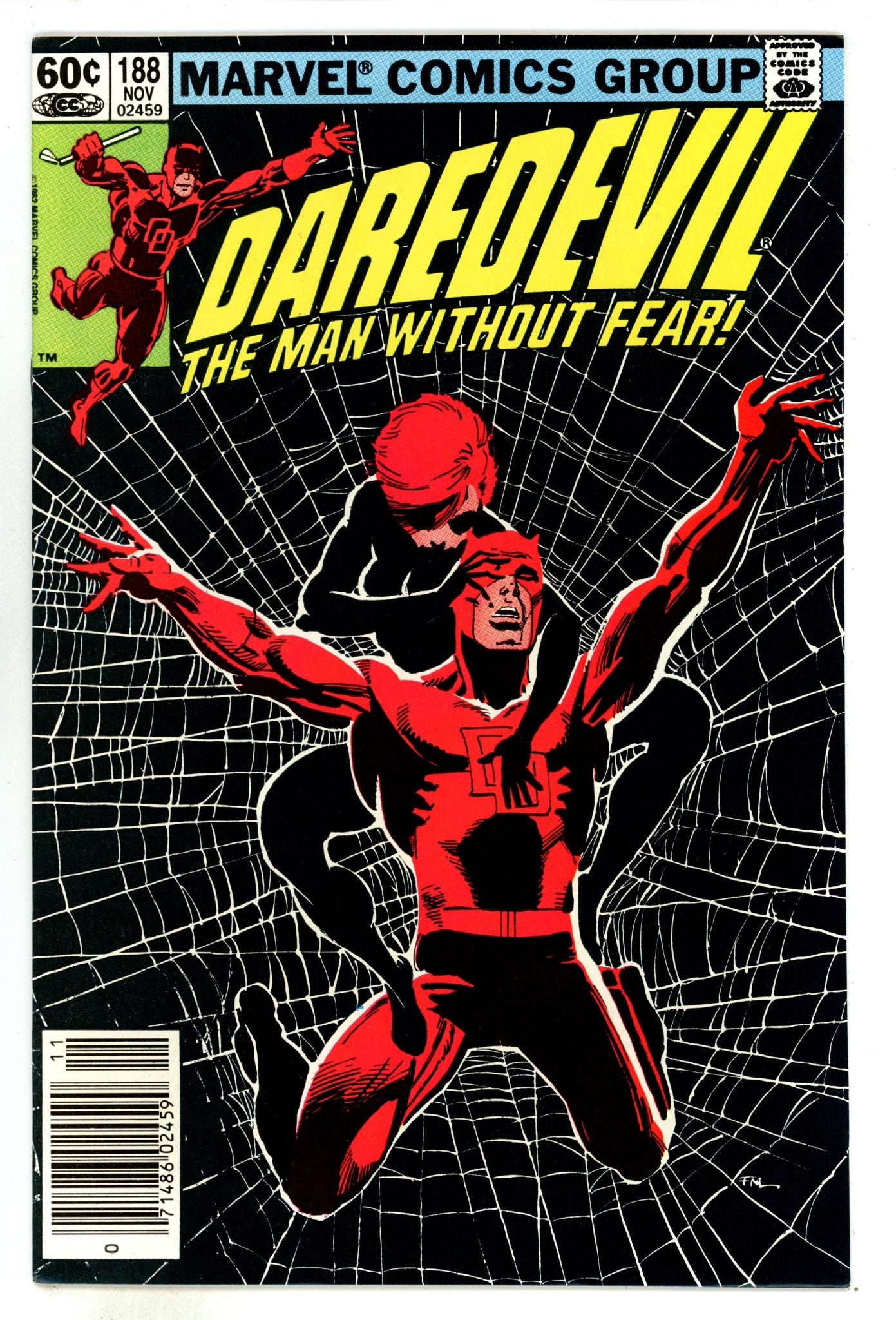 Daredevil Vol 1 188 High Grade (1982) Newsstand 