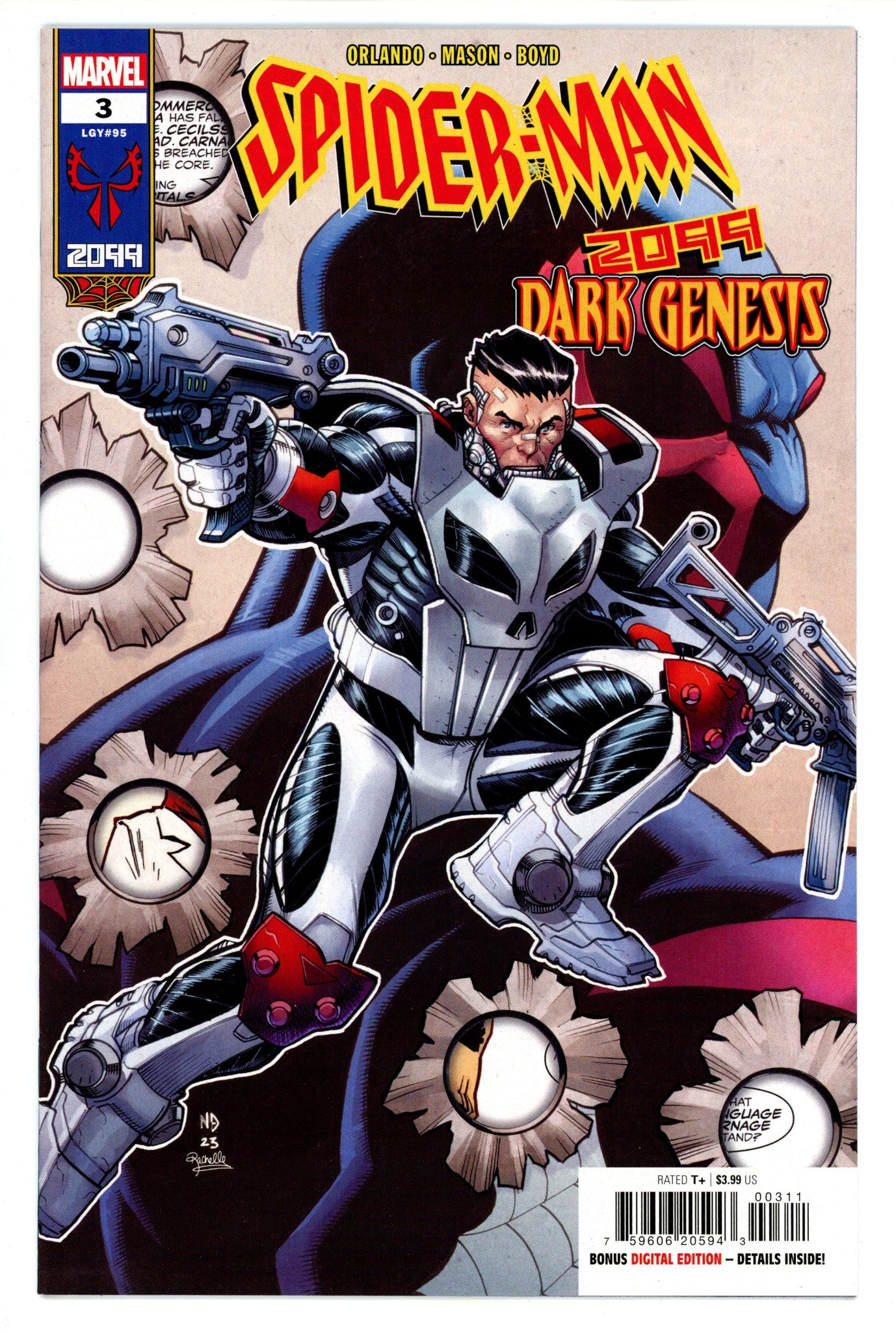 Spider-Man 2099: Dark Genesis 3 (95) High Grade (2023) 