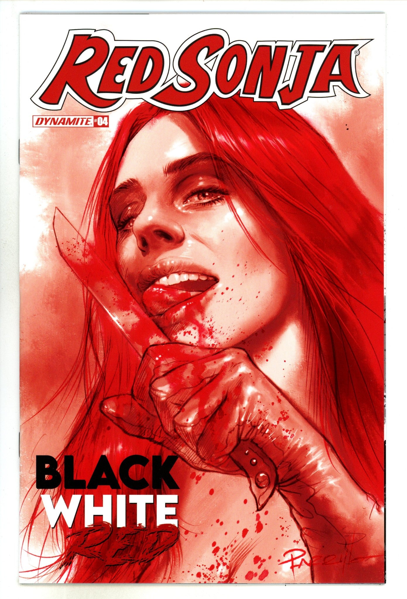 Red Sonja: Black, White, Red 4 High Grade (2021) Parrillo Tint Incentive Variant 