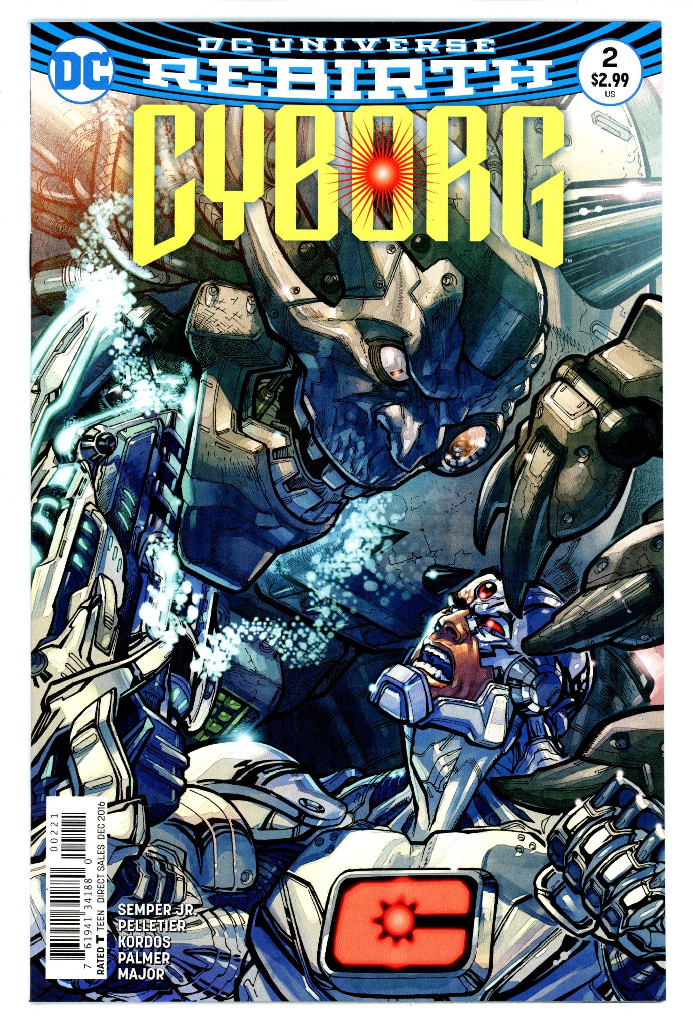 Cyborg Vol 2 2 High Grade (2016) D'Anda Variant 