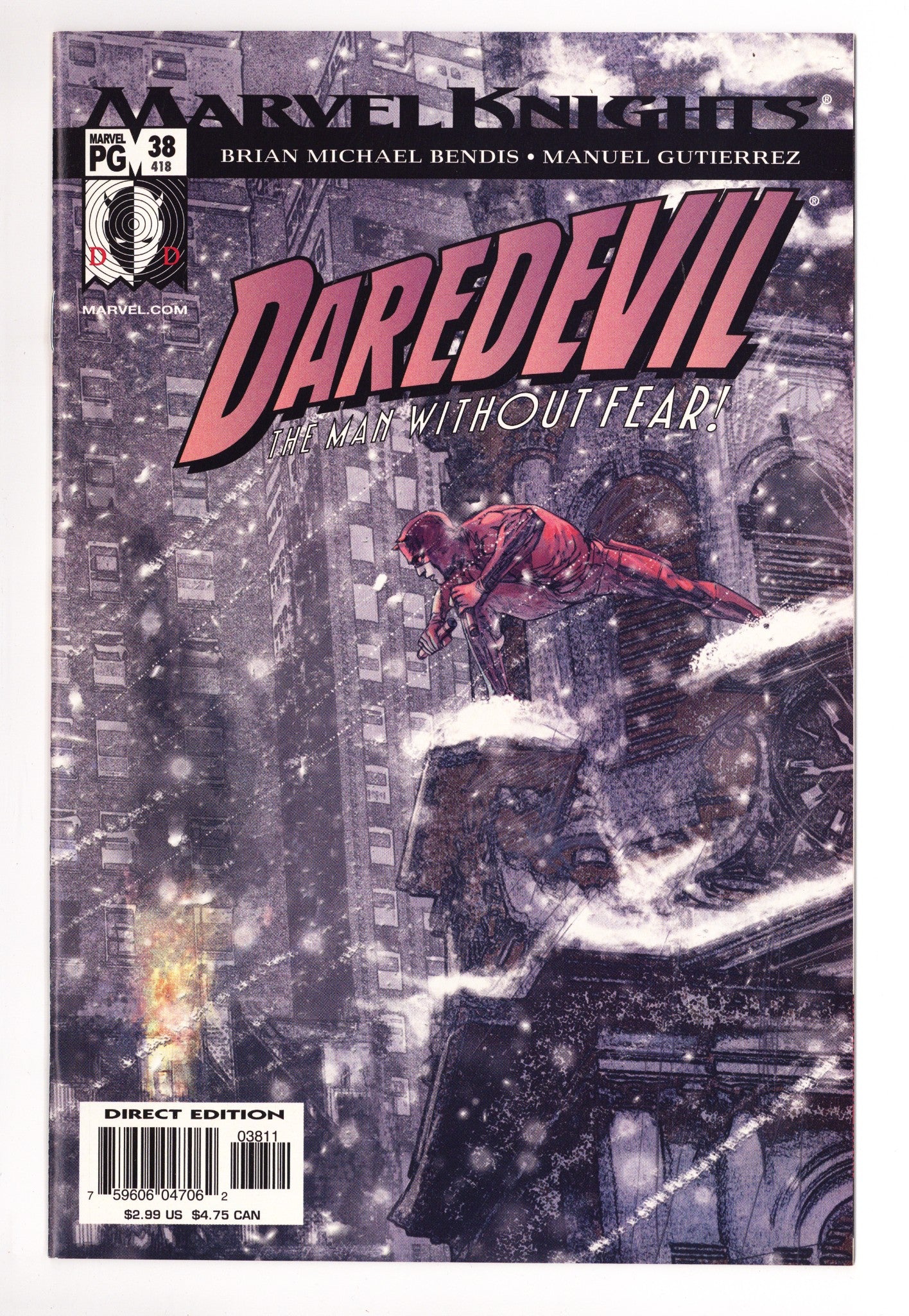 Daredevil Vol 2 38 (418) High Grade (2002) 