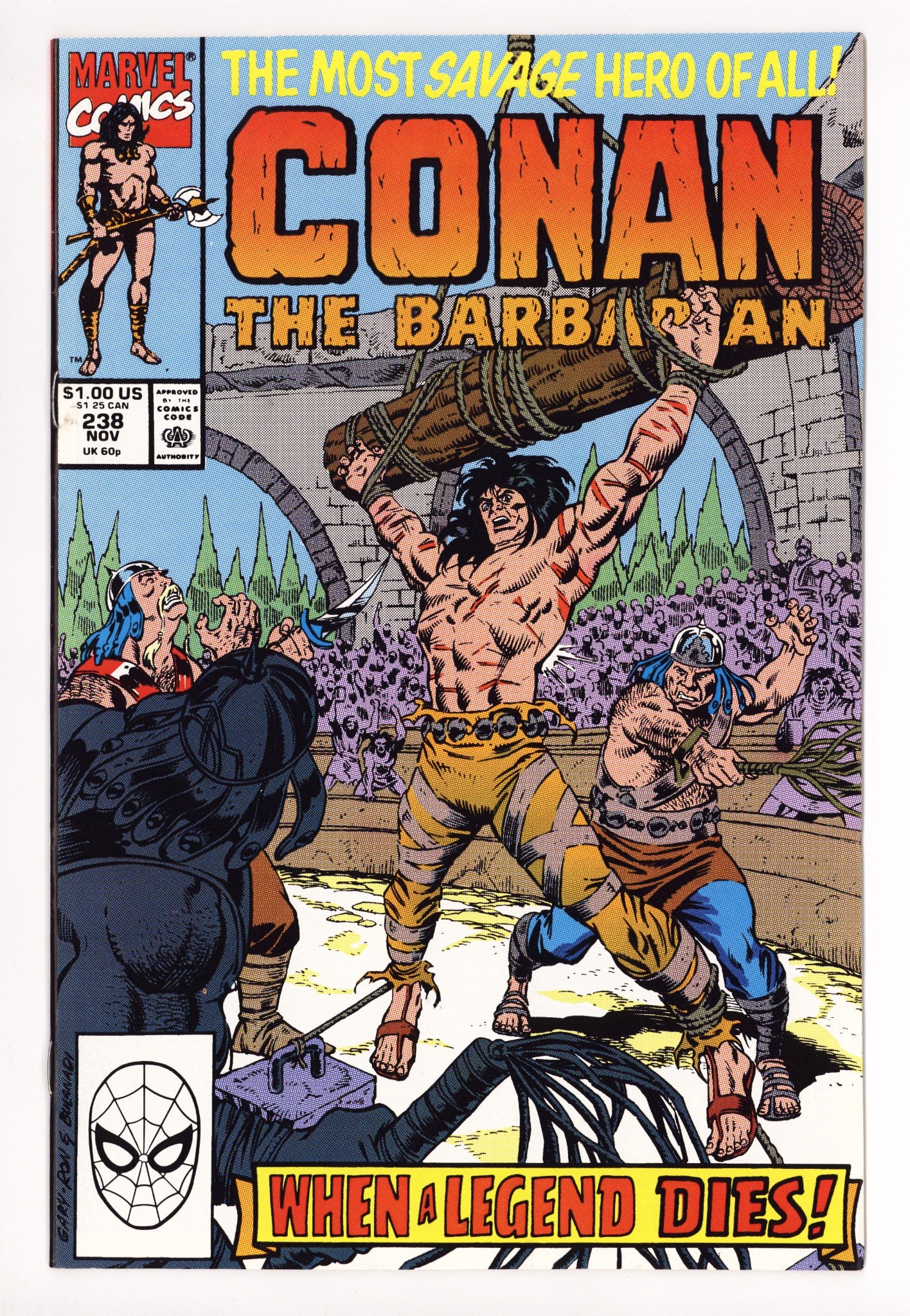 Conan the Barbarian Vol 1 238 High Grade (1990) 