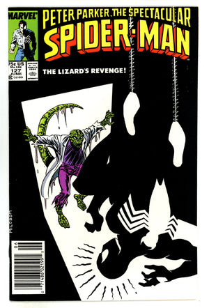 The Spectacular Spider-Man Vol 1 127 VF+ (8.5) (1987) Newsstand