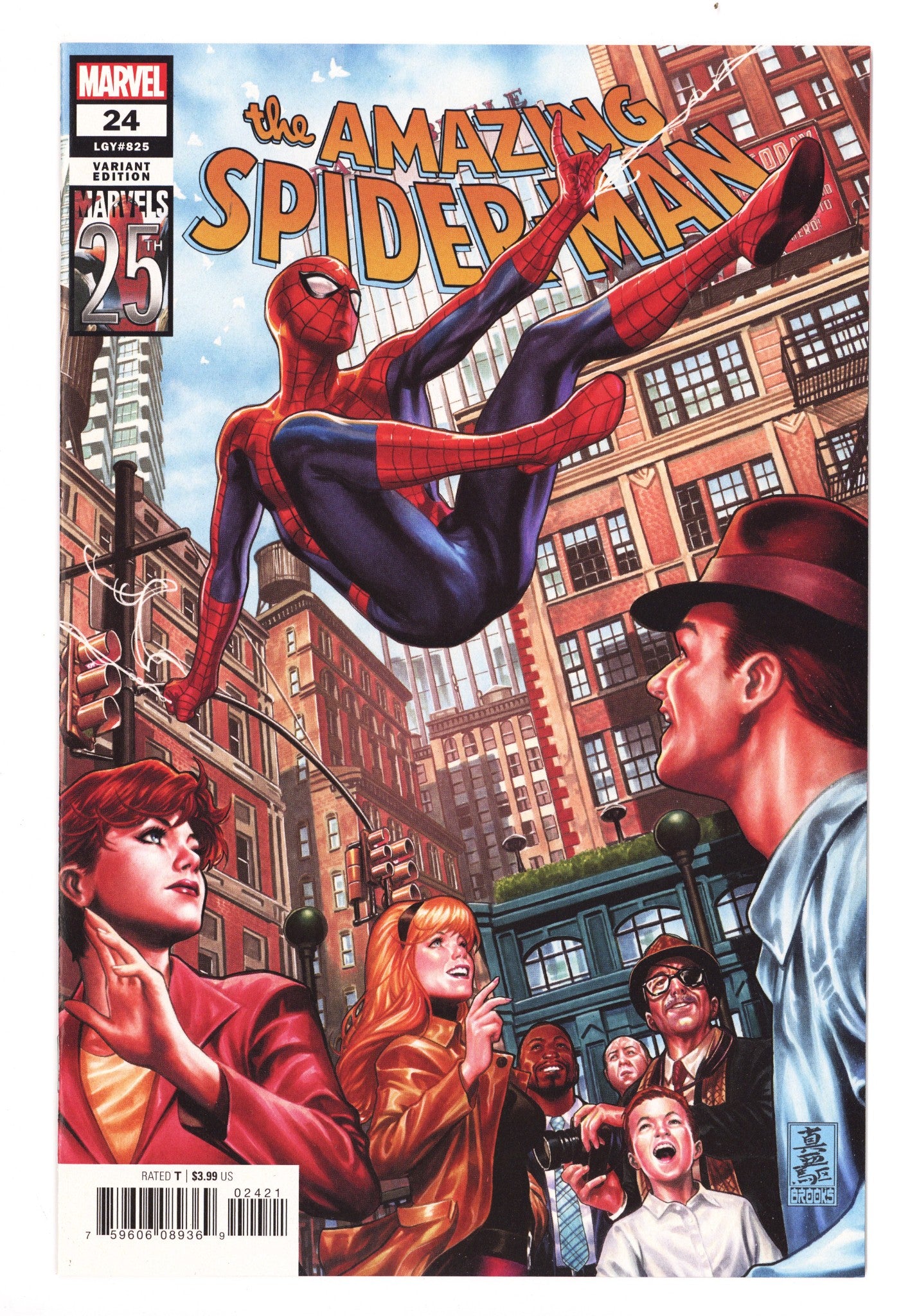 Amazing Spider-Man Vol 5 24 (825) High Grade (2019) Brooks Variant 