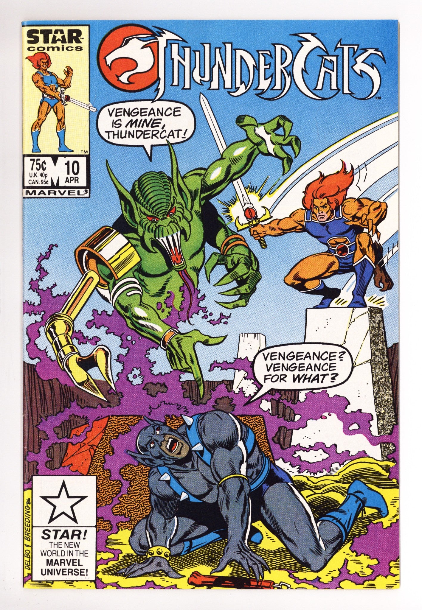 Thundercats 10 VF+ (8.5) (1987) 