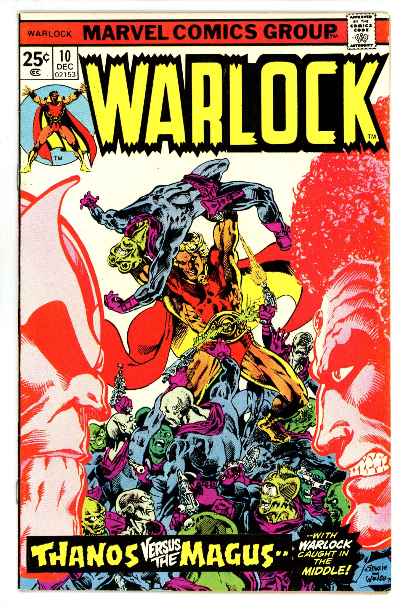 Warlock Vol 1 10 VF- (7.5) (1975) 