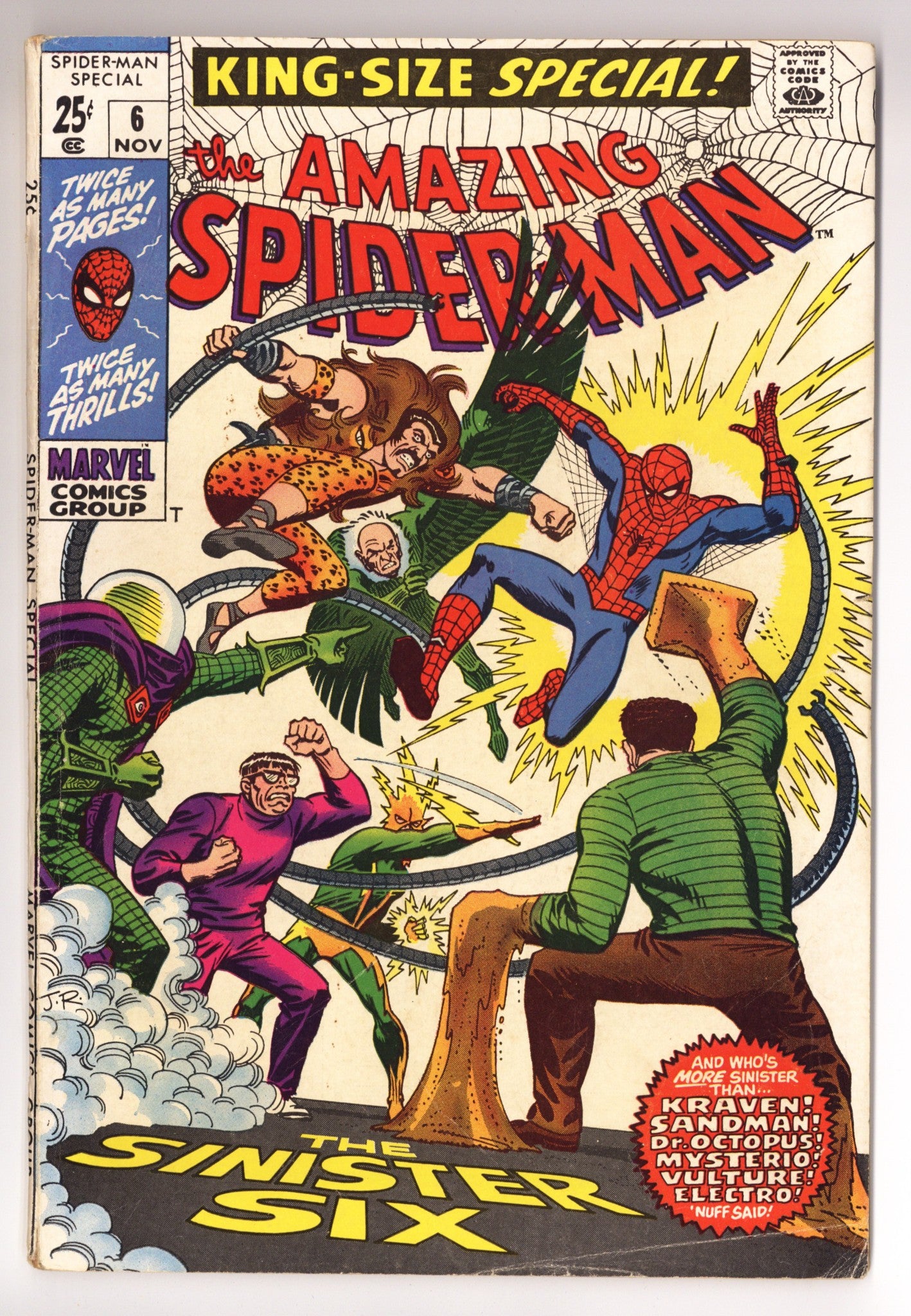 The Amazing Spider-Man Annual Vol 1 6 VG/FN (5.0) (1969) 