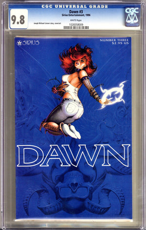 Dawn Vol 2 3 CGC 9.8 (NM/M) (1995)