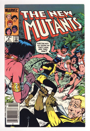 The New Mutants Vol 1 8 NM- (9.2) (1983) Canadian Price Variant