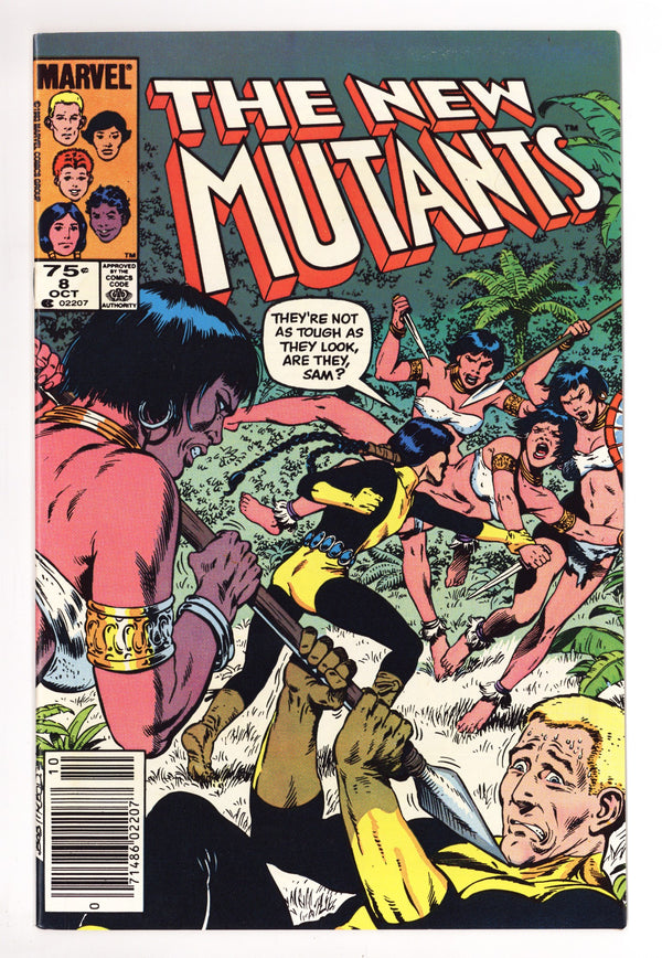 The New Mutants Vol 1 8 NM- (9.2) (1983) Canadian Price Variant