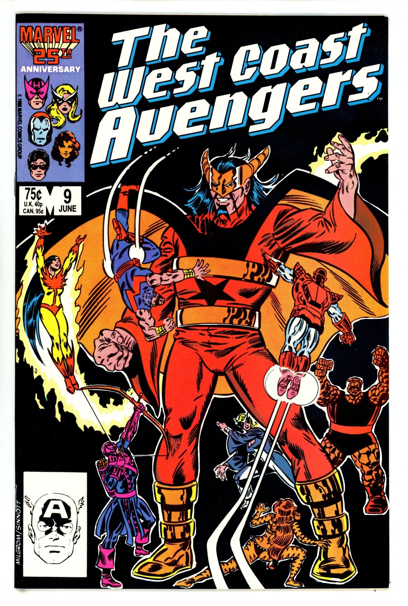 West Coast Avengers Vol 2 9 High Grade (1986) 