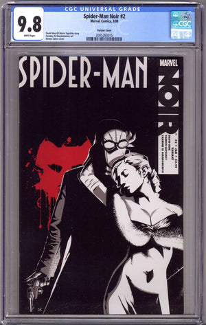 Spider-Man Noir Vol 1 2 CGC 9.8 (NM/M) (2009) Calero Variant