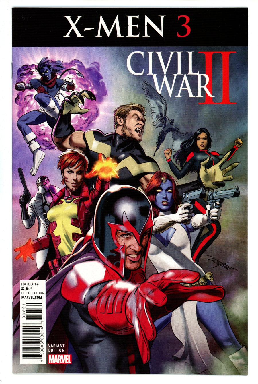 Civil War II: X-Men 3 High Grade (2016) Mayhew Variant 