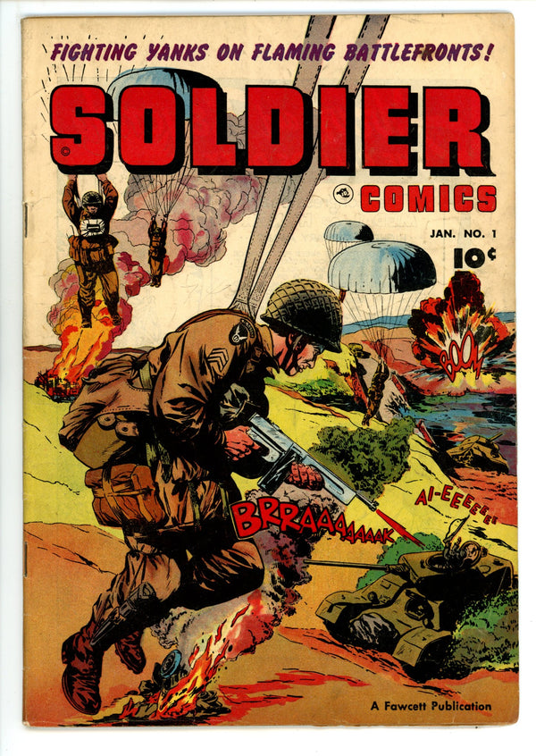 Soldier Comics 1 FN (6.0) Double Cover (1952)