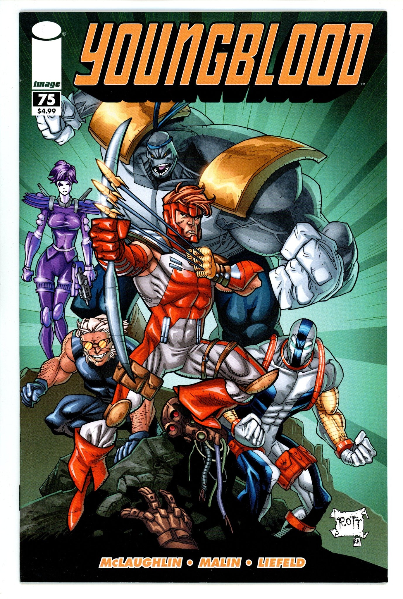 Youngblood Vol 5 75 High Grade (2013) Ottley Variant 