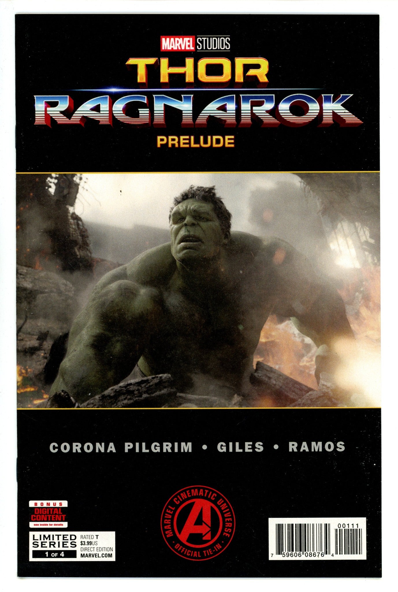 Marvel's Thor Ragnarok Prelude 1 High Grade (2017) 
