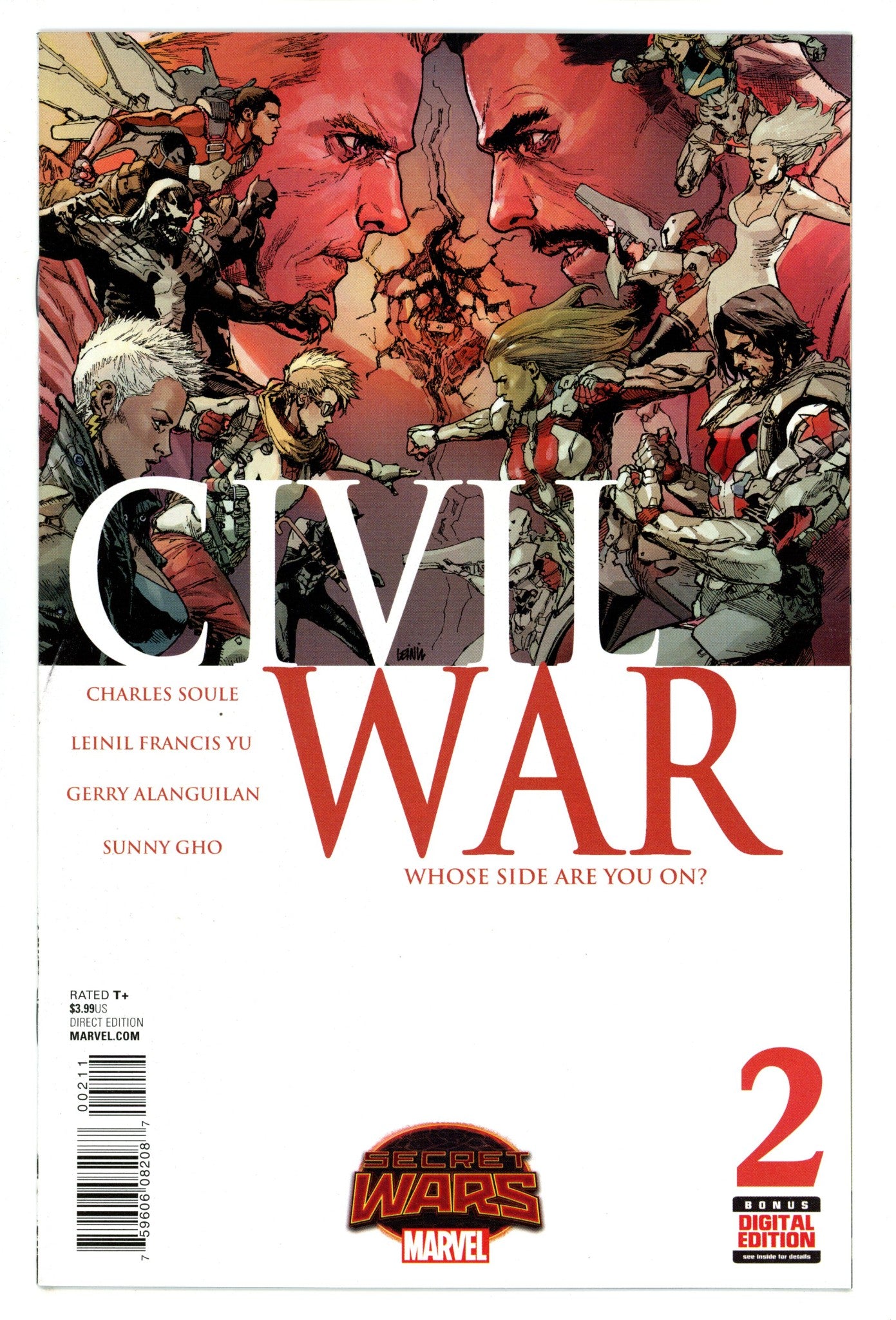 Civil War Vol 2 2  High Grade   (2015)        